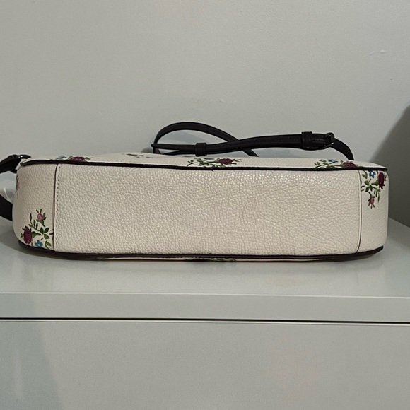 NWT Coach Chelsea Crossbody Bag - Chalk White with Floral Print - Picture 9 of 12